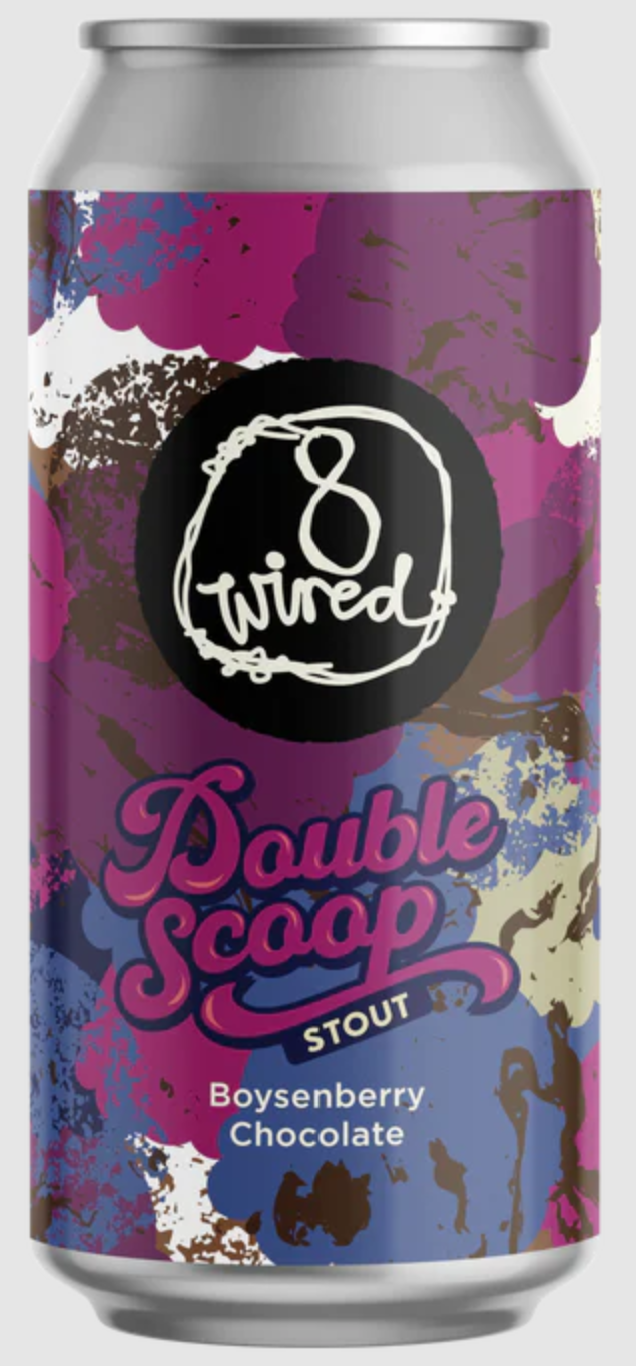 Shop 8 Wired Boysenberry Chocolate Double Scoop Stout Can 440ml at