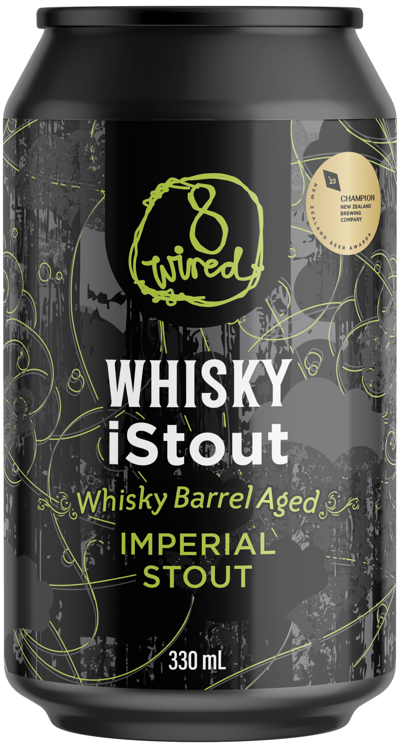 Shop 8 Wired Brewing Whisky Barrel Aged Istout Can 330ml at Liquorland