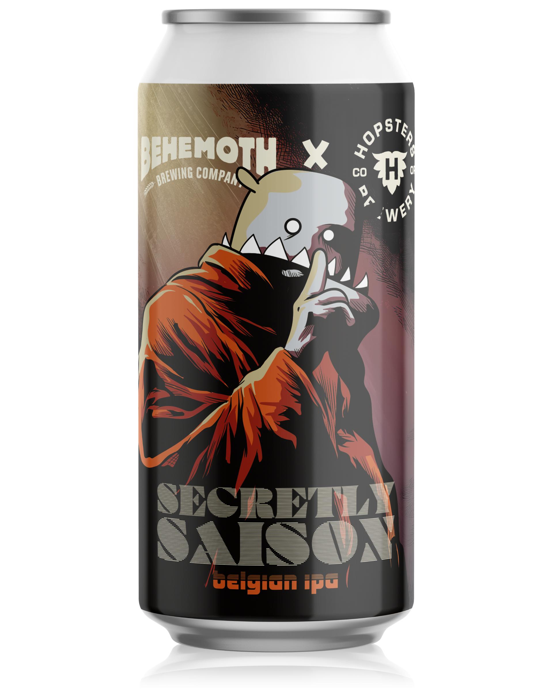 Shop Behemoth X Hopsters Brewery Secret Saison Belgian Ipa Can