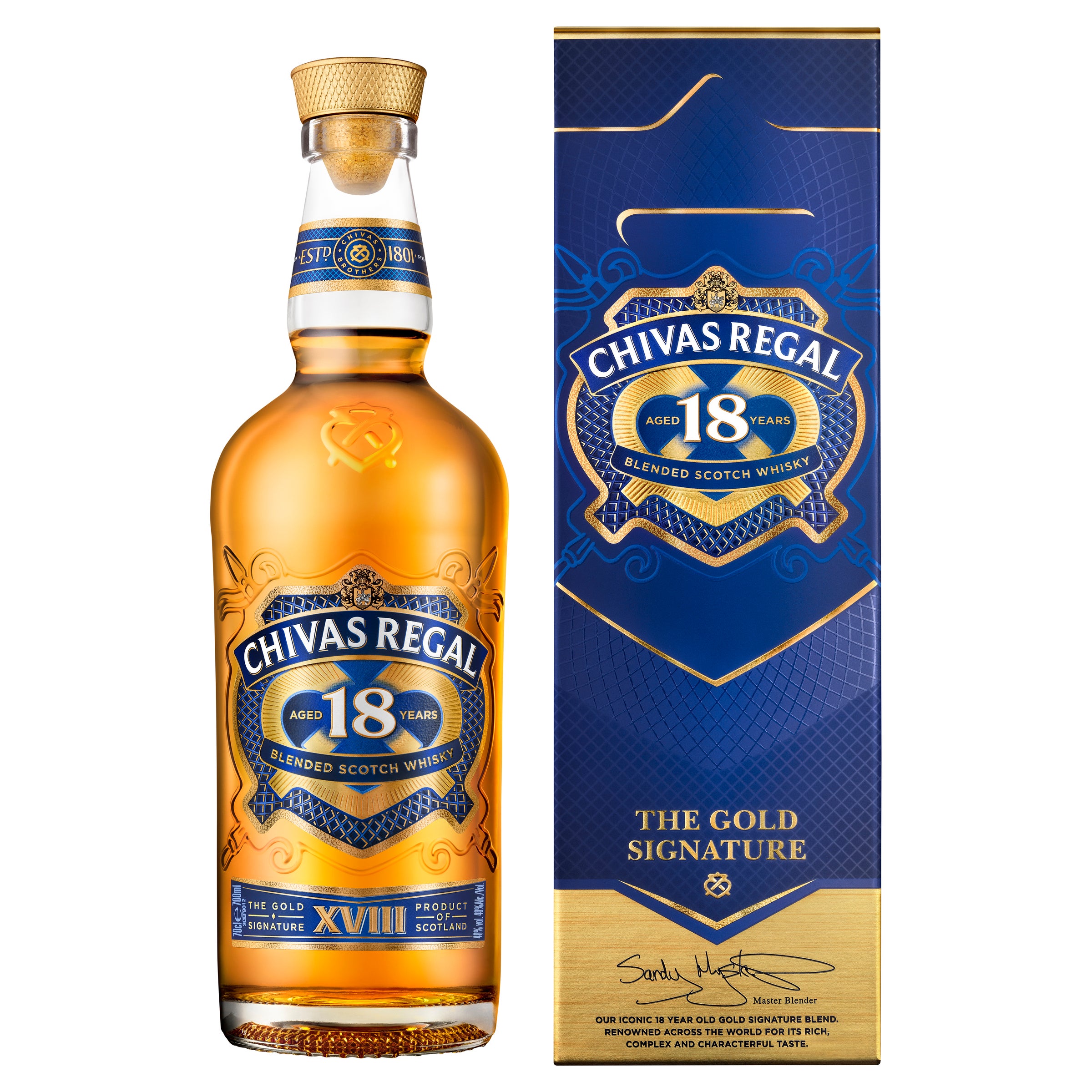 CHIVAS REGAL GOLD SIGNATURE 18年 700ml 2本 Shop Chivas Regal 18yo Gold Signature Blended Scotch Whisky 700ml