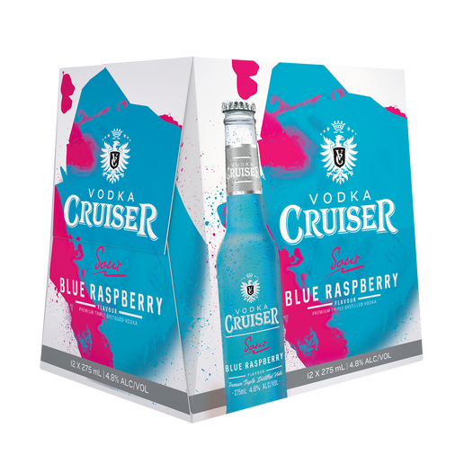 Shop Cruiser Sour Blue Raspberry 4.8% 12 Pack Bottles 275ml at Liquorland