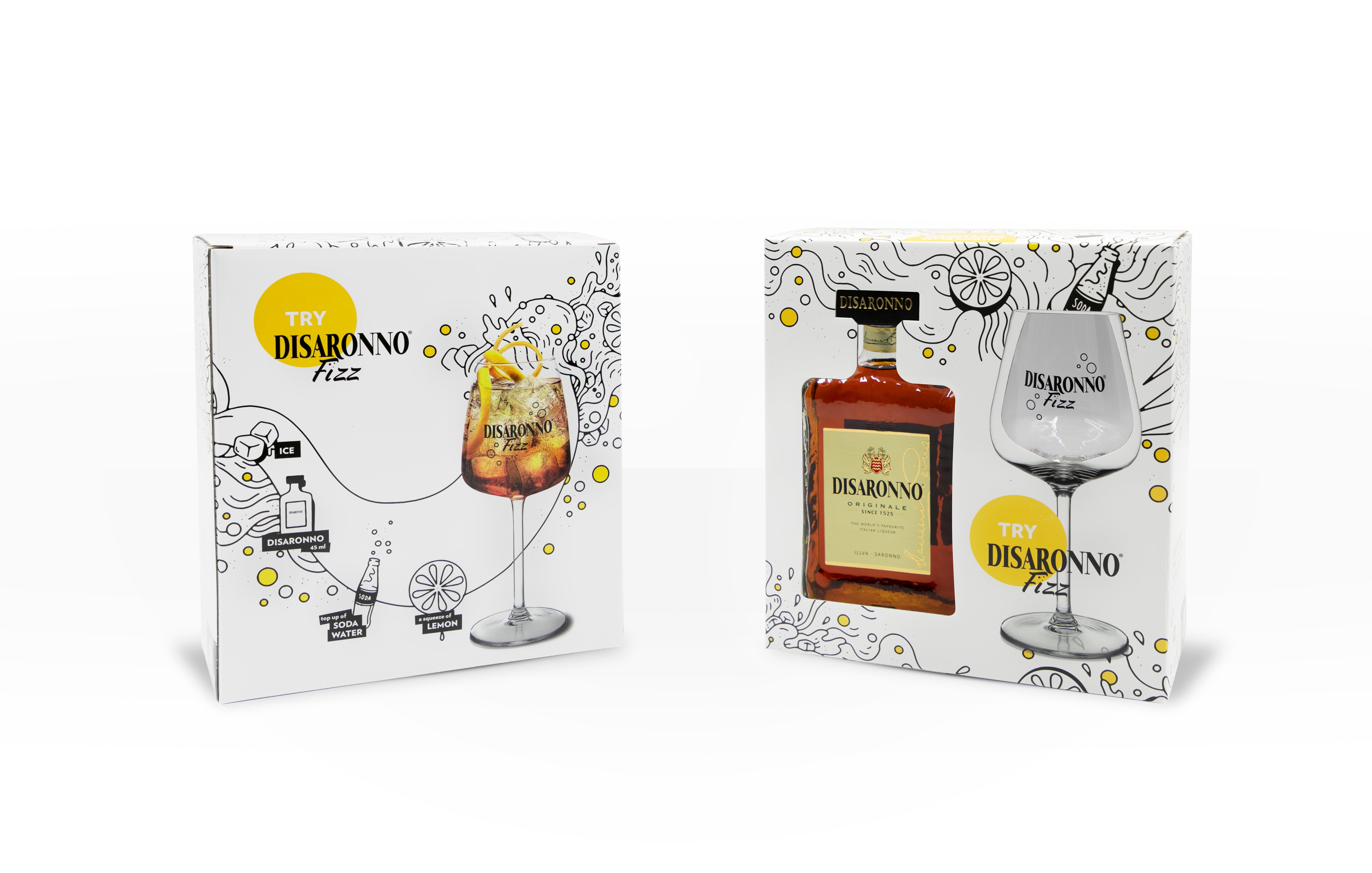 Shop Disaronno Fizz Gift Pack 700ml at Liquorland