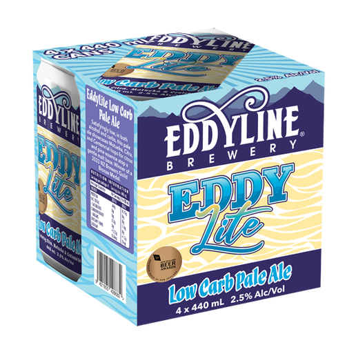 Shop Eddyline Eddy Lite 4 Pack Cans 440ml at Liquorland
