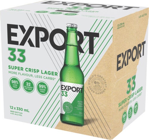 Shop Export 33 12 Pack Bottles 330ml at Liquorland