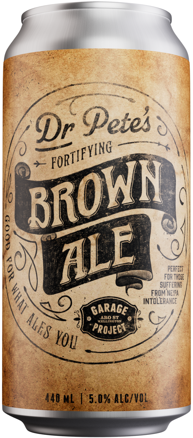 Pete Brown and His Battered 見本盤　ライナーあり Shop Garage Project Dr Petes Fortifying Brown Ale Can 440ml at
