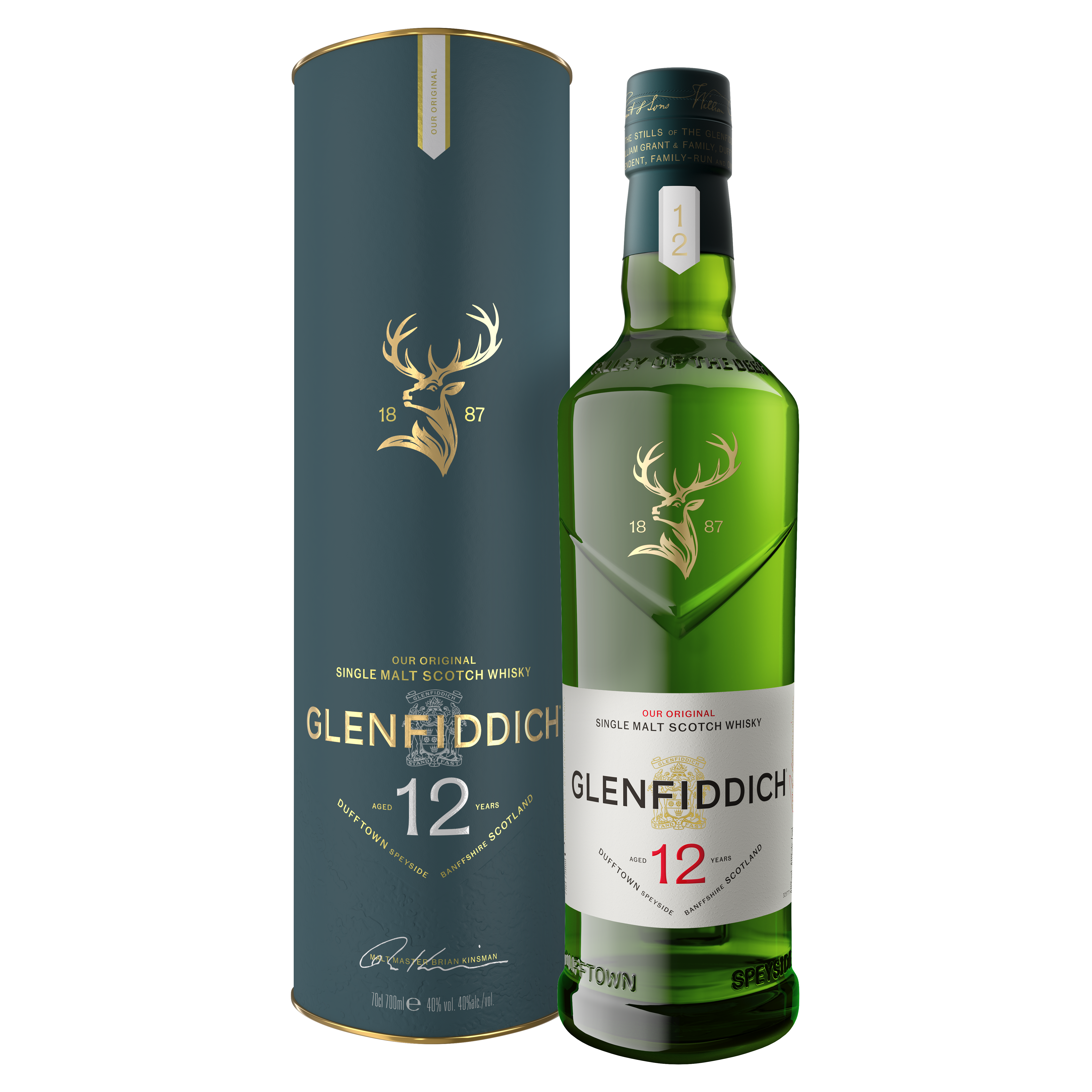 Shop Glenfiddich 12yo Single Malt Whisky 700ml at Liquorland