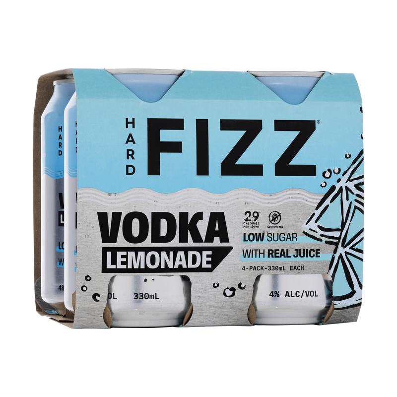 未開封 Duncan MKT-PC レモンソーダ Shop Hard Fizz Vodka Lemonade 4% 4 Pack Cans 330ml at Liquorland