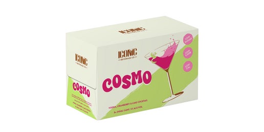 Shop Iconic Beverage Co Cosmo 5% 8 Pack Cans 250ml at Liquorland