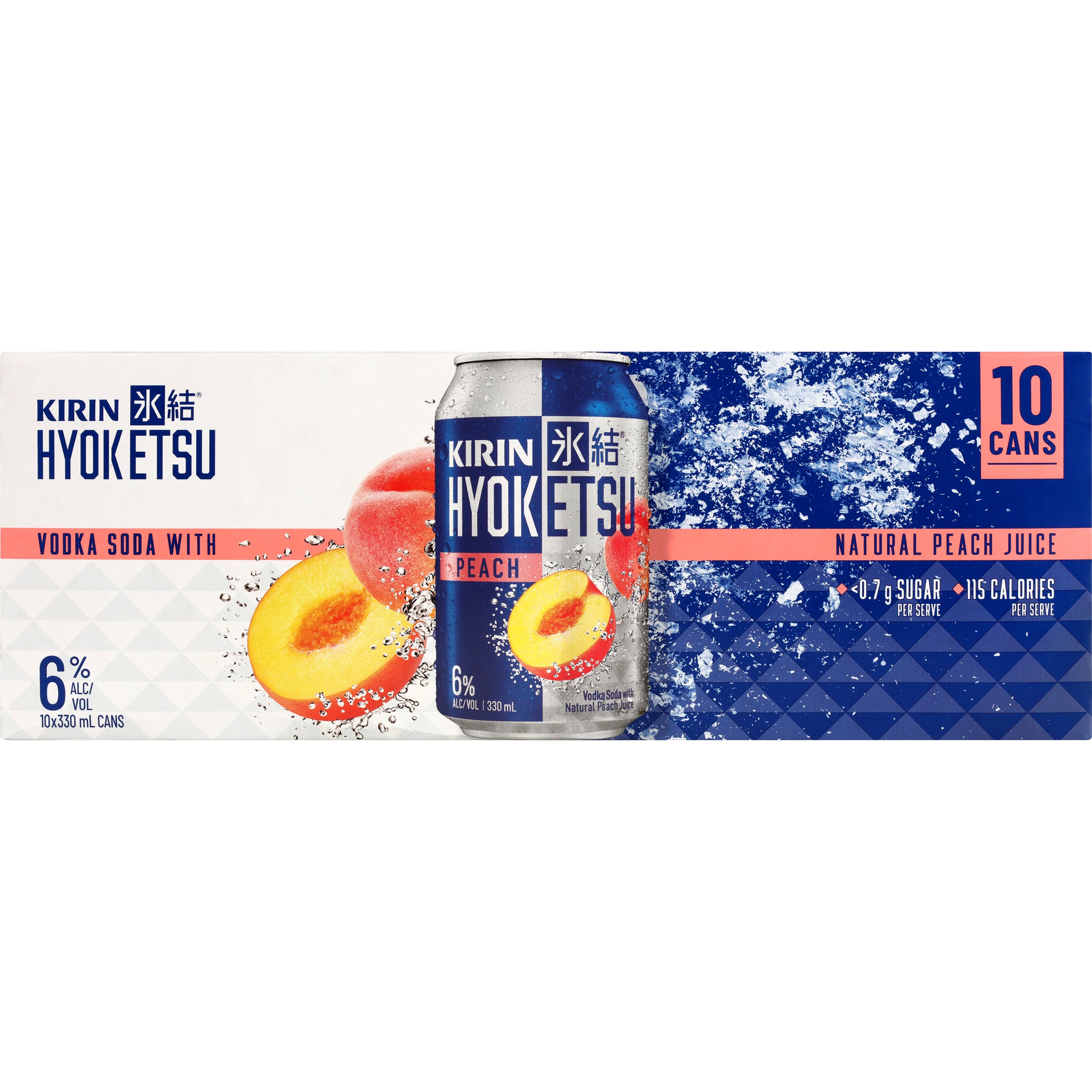 Shop Kirin Hyoketsu Peach 6% 10 Pack Cans 330ml at Liquorland