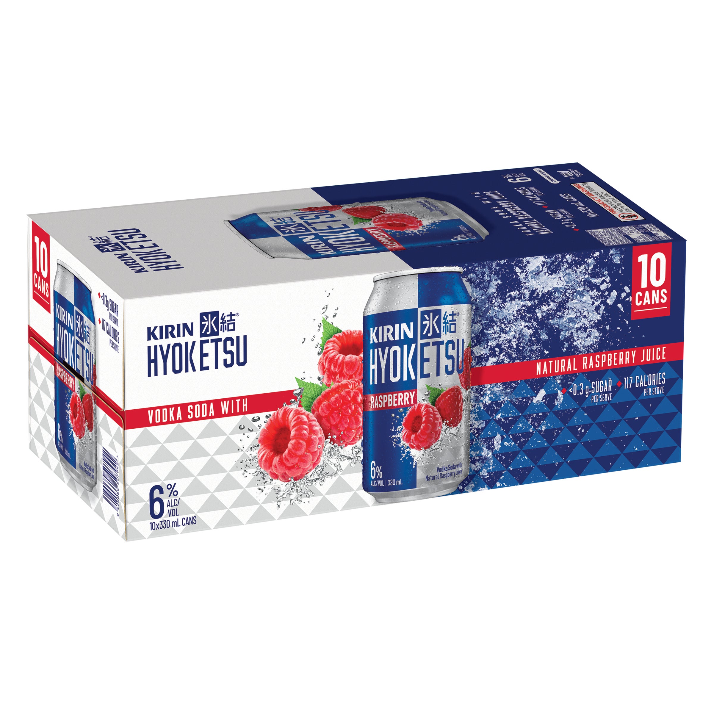 Shop Kirin Hyoketsu Raspberry 6% 10 Pack Cans 330ml at Liquorland