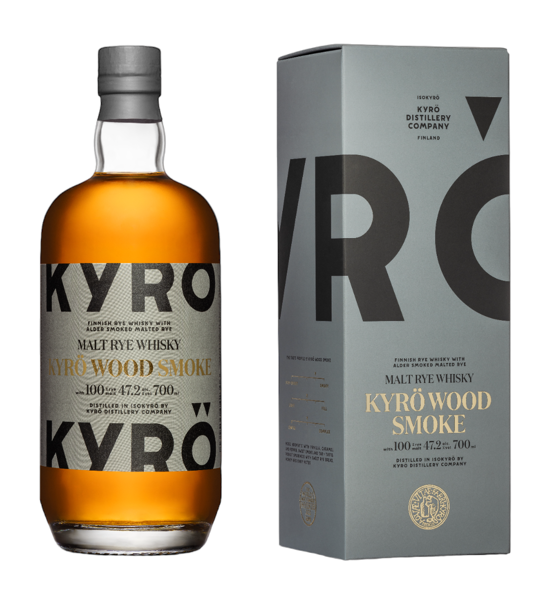 Shop Kyro Wood Smoke Malt Rye Whisky 700ml at Liquorland
