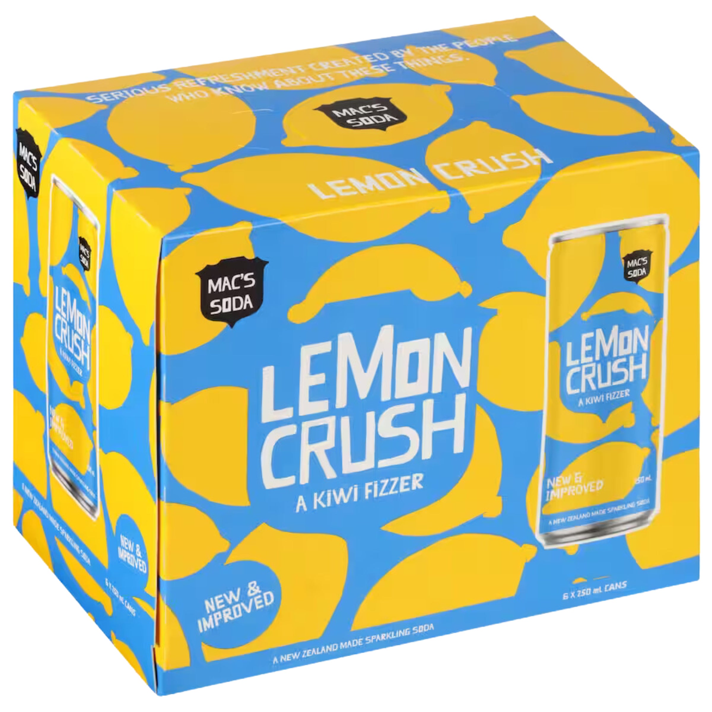 Shop Macs Soda Lemon Crush 6 Pack Cans 250ml at Liquorland