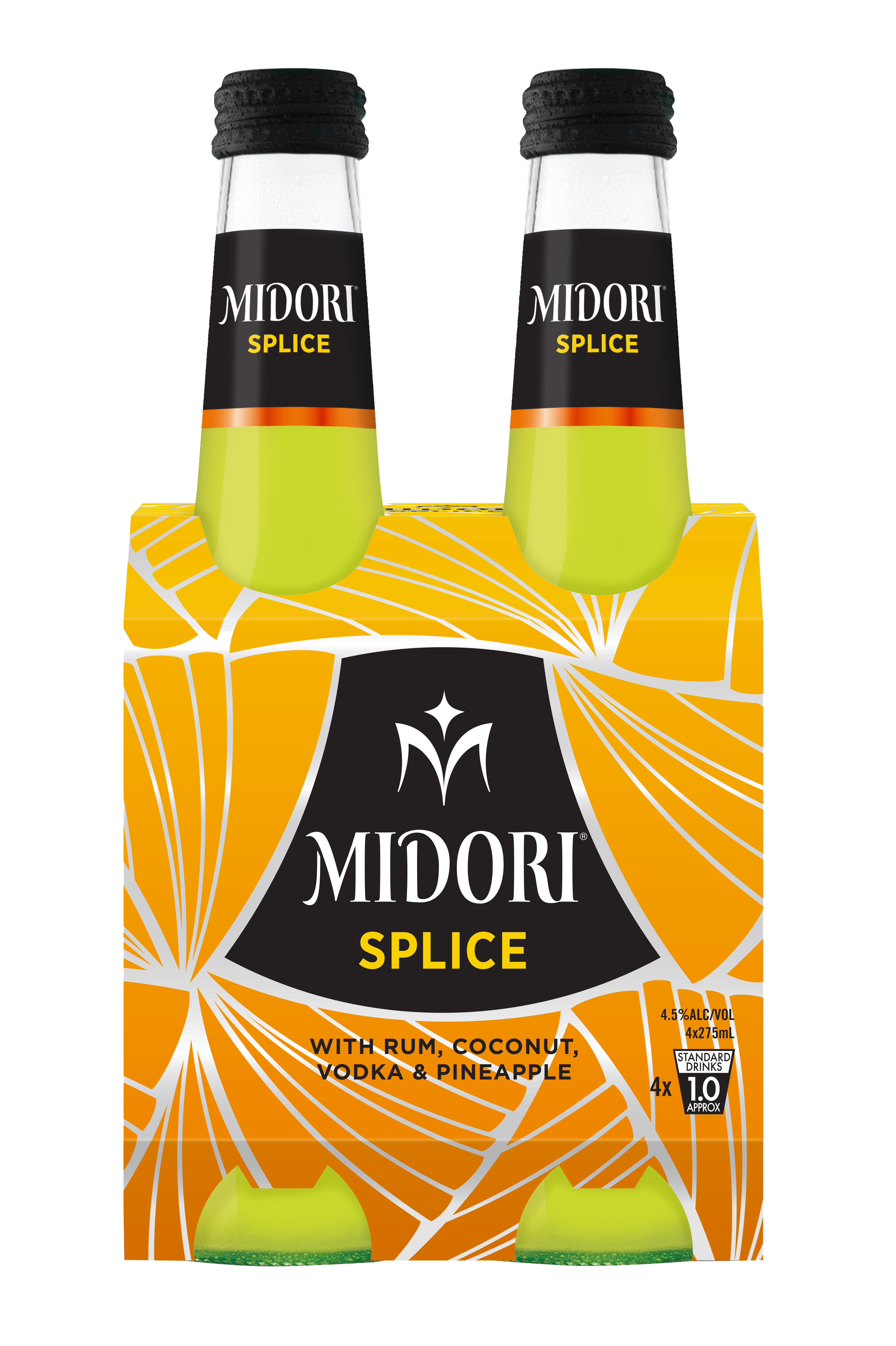 Shop Midori Splice 4.5% 4 Pack Bottles 275ml at Liquorland