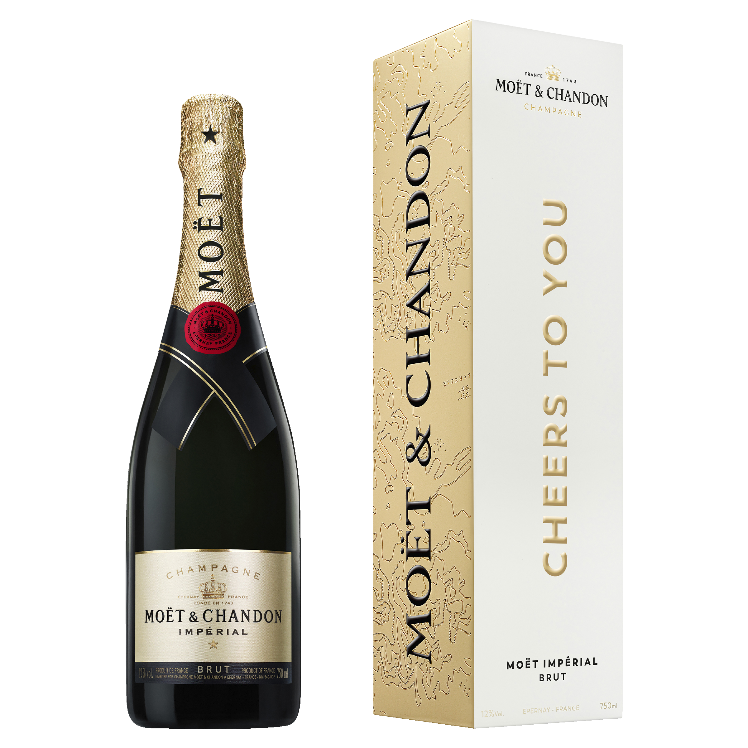 Shop Moet & Chandon Mgb Cheers To You 750ml at Liquorland