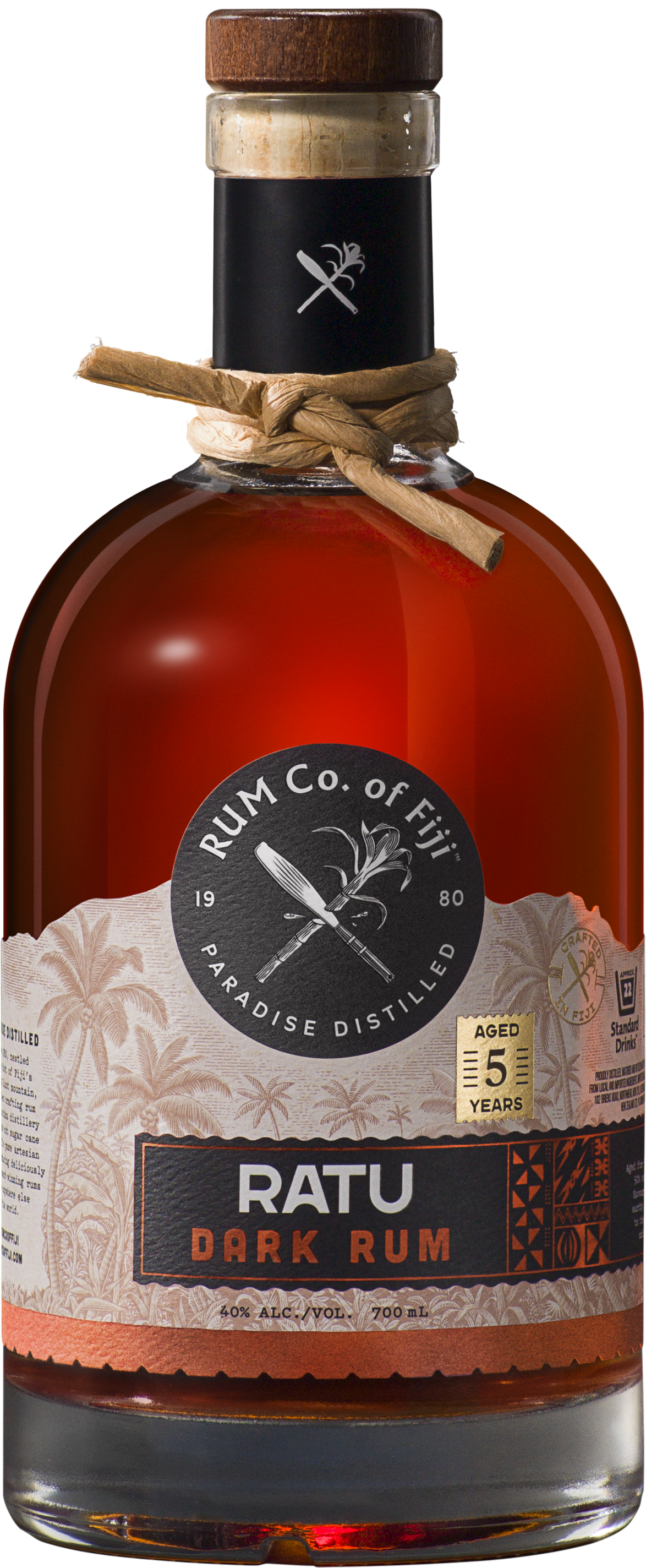 Shop Lautoka 16yo Dark Rum Small Batch 700ml at Liquorland