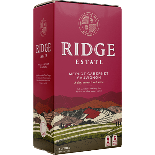 Shop Ridge Estate Merlot Cabernet Cask 2lt at Liquorland
