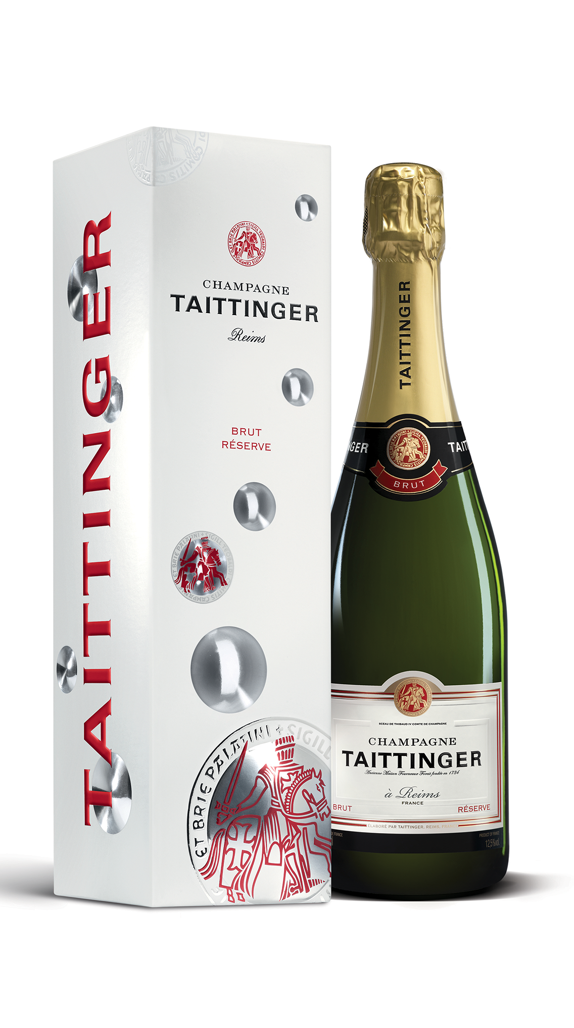 Shop Taittinger Brut Reserve Nv Champagne Gift Box 750ml at Liquorland