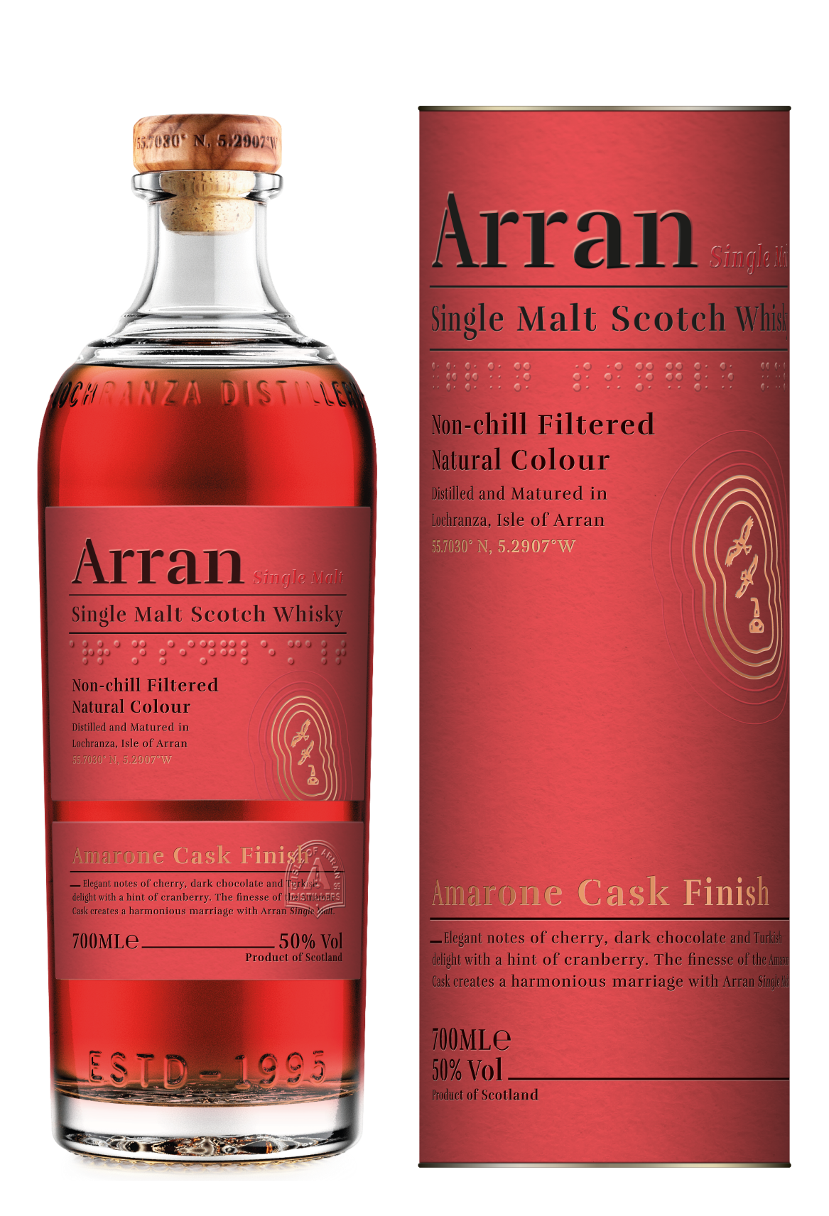 Shop The Arran Amarone Cask Finish Single Malt Whisky 700ml at