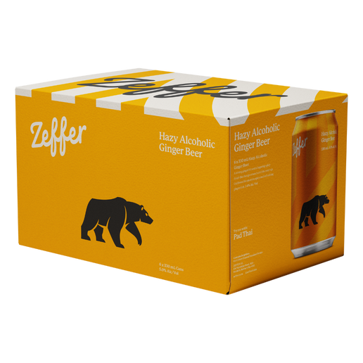Zeefer4 Shop Zeffer Alcoholic Ginger Beer 6 Pack Cans 330ml at Liquorland